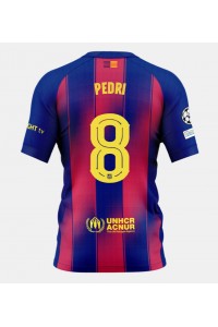 Barcelona Pedri Gonzalez #8 Voetbaltruitje Thuis tenue 2025-26 Korte Mouw